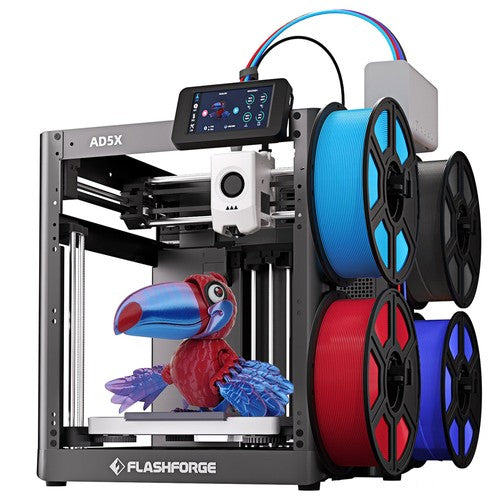 Imprimante 3D Flashforge AD5X, impression 4 couleurs intelligente Imprimante 3D Flashforge AD5X, impression 4 couleurs intelligente